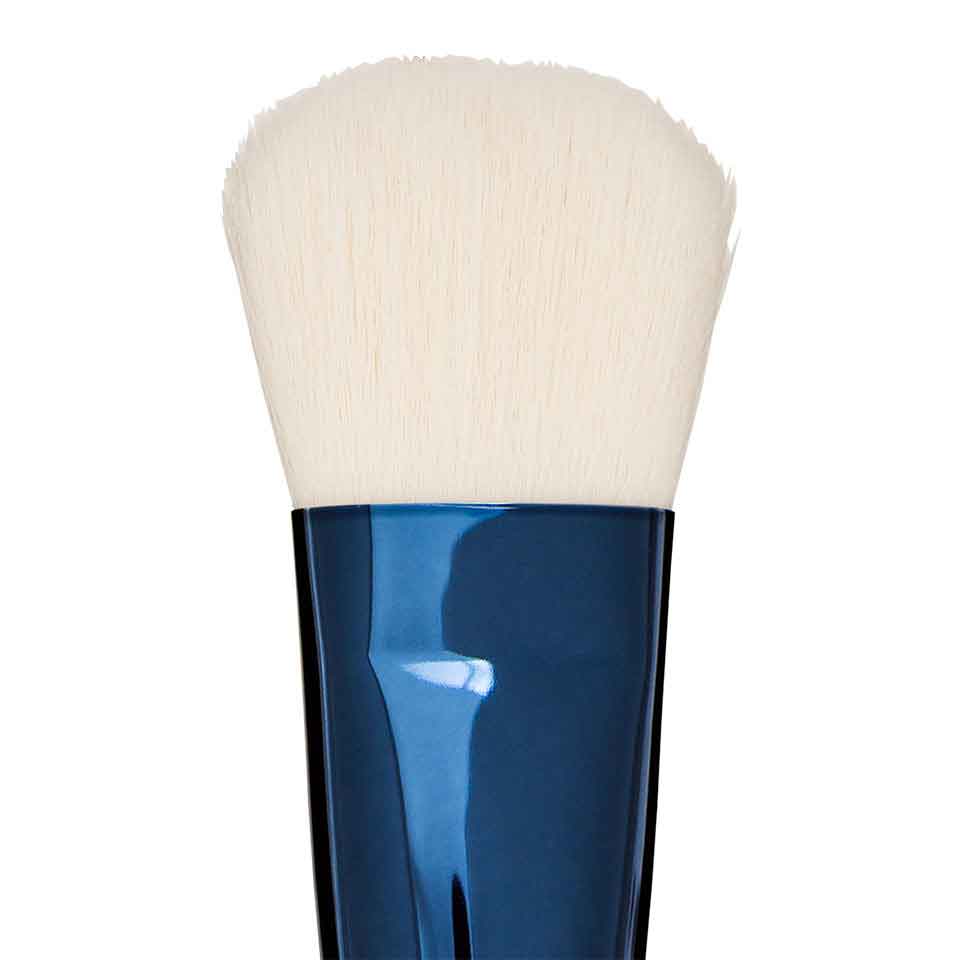 KRYOLAN Blue Master Complexion Blending Brush Large, 1Stk, Detailansicht Pinselkopf