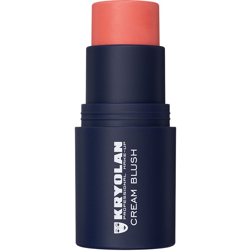 KRYOLAN Cream Blush Stick cinnamon spice – Cremiges Rouge mit frischem Glow, 4,5g, Drehstick offen