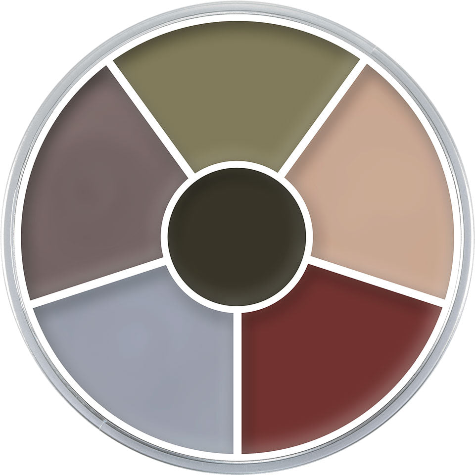 KRYOLAN Cream Color Circle death – 6 cremige Farben für starke Effekte, 30g