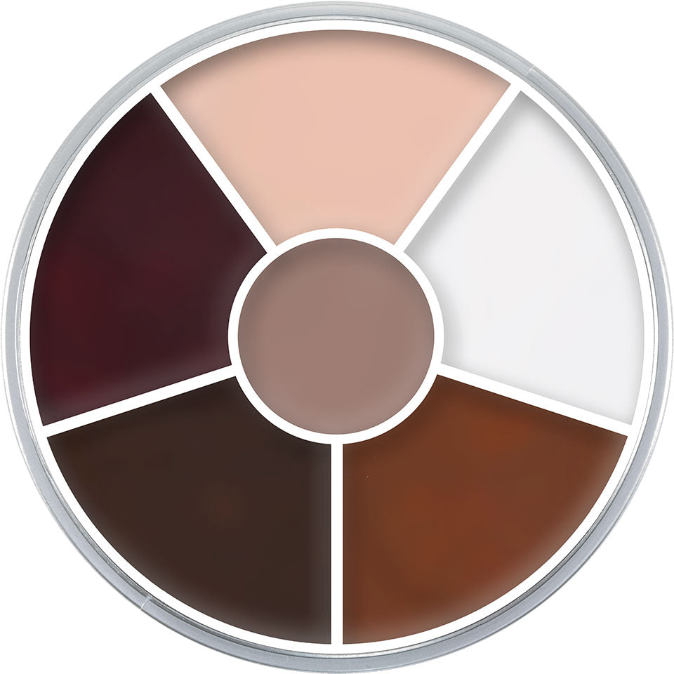 KRYOLAN Cream Color old age – 6 cremige Farben für starke Effekte, 30g