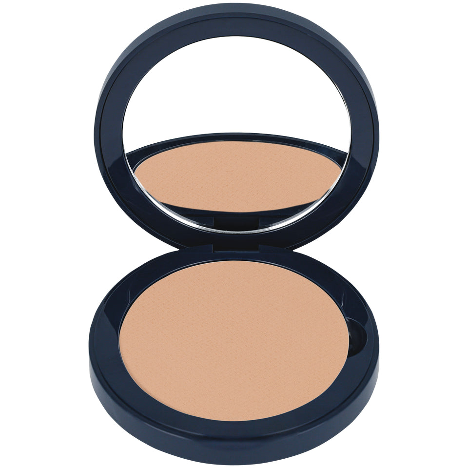 KRYOLAN Dual Finish 3W – Wet & Dry Puderfoundation, 10g, Spiegeldose offen