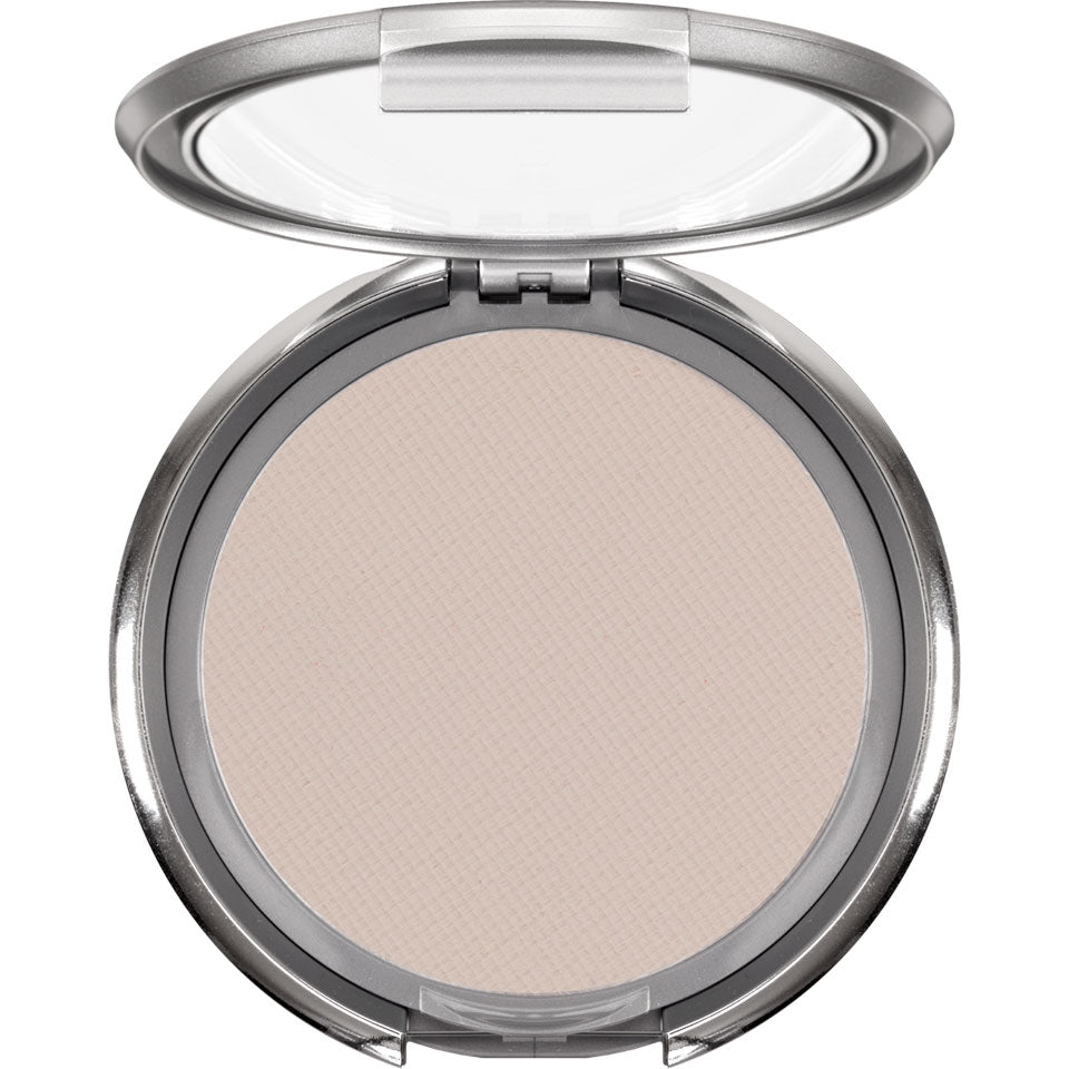 KRYOLAN Dual Finish banana – gepresste Puderfoundation, 10g, Spiegeldose offen