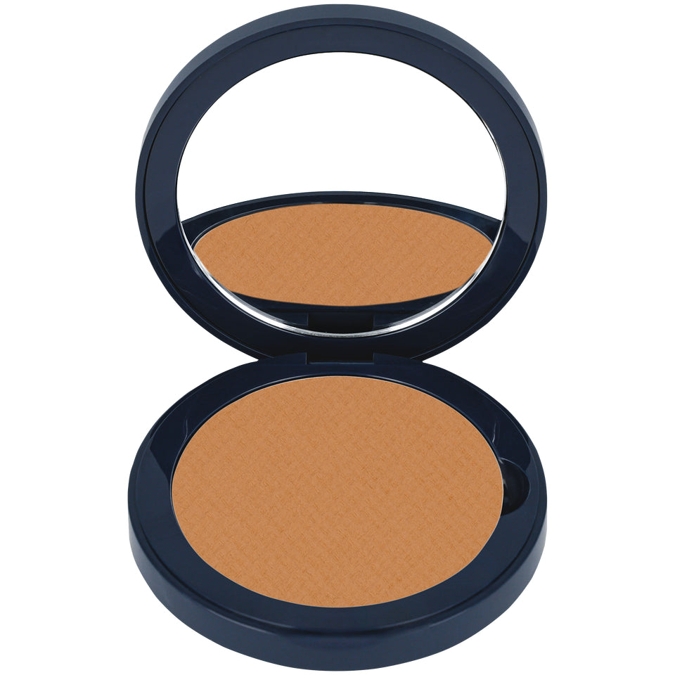KRYOLAN Dual Finish ob1 – Wet & Dry Puderfoundation, 10g, Spiegeldose offen