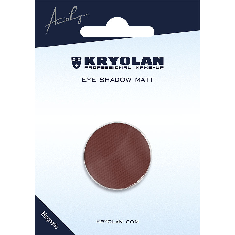 KRYOLAN Eye Shadow Matt Nachfüller aubergine – ⌀ 27mm, magnetisch, 1.5g