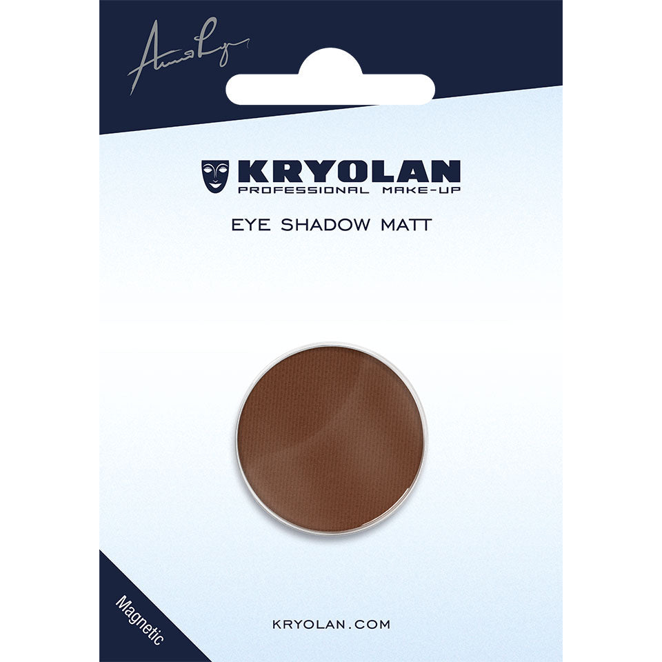 KRYOLAN Eye Shadow Matt Nachfüller chocolate – ⌀ 27mm, magnetisch, 1.5g