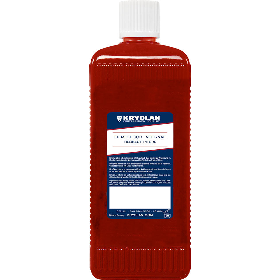 KRYOLAN Filmblut intern - light – essbares Effektkunstblut für den Mund, 500ml