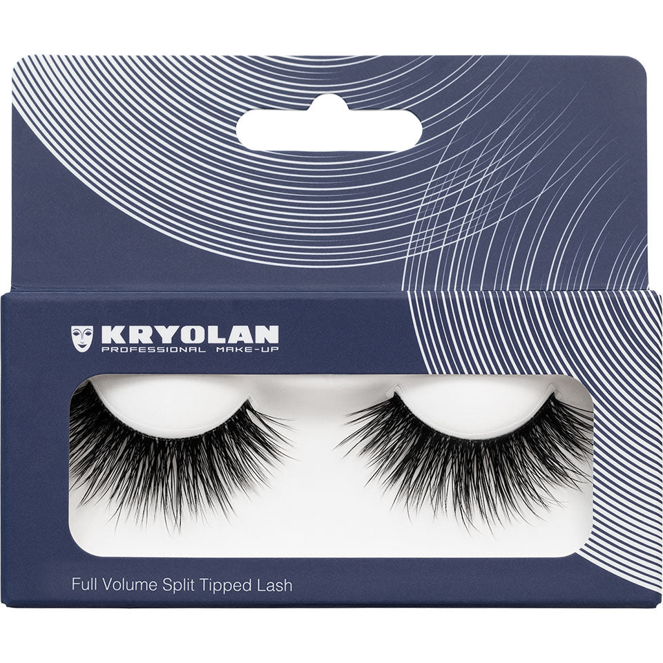 KRYOLAN Full Volume Split Tipped Lash – vegane Volumenwimpern, 1paar, Verpackung