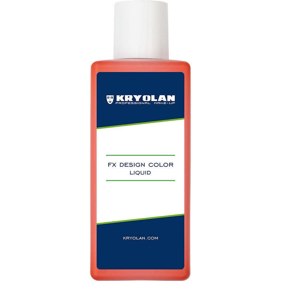 KRYOLAN FX Design Color Liquid coral – Profi SFX Flüssigfarbe, 200ml
