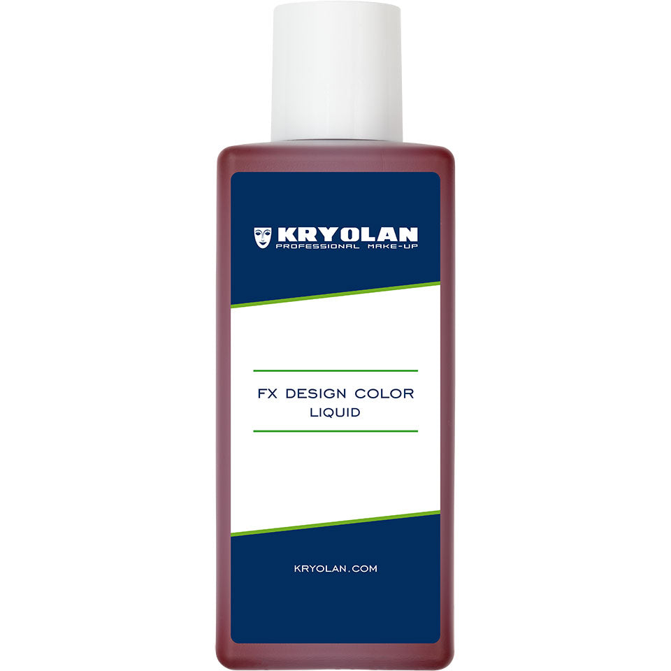 KRYOLAN FX Design Color Liquid crimson – Profi SFX Flüssigfarbe, 200ml