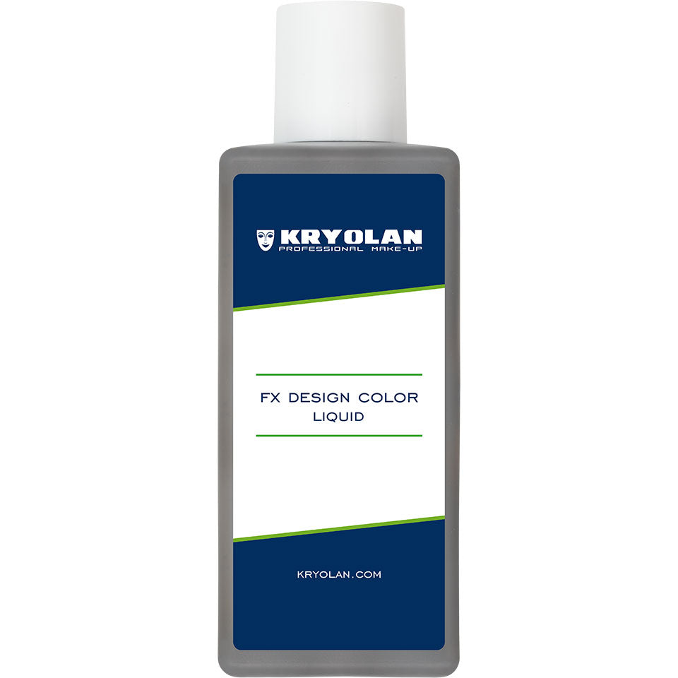 KRYOLAN FX Design Color Liquid dark brown – Profi SFX Flüssigfarbe, 200ml