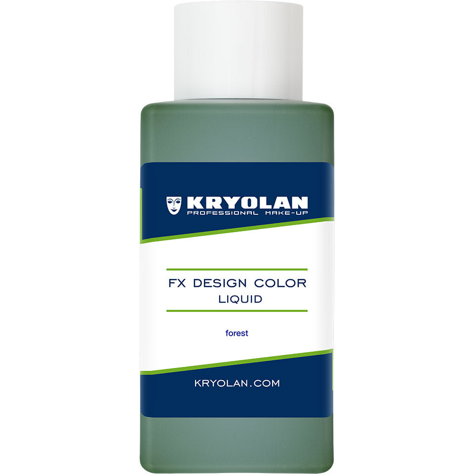 KRYOLAN FX Design Color Liquid forest – Profi SFX Flüssigfarbe, 50ml
