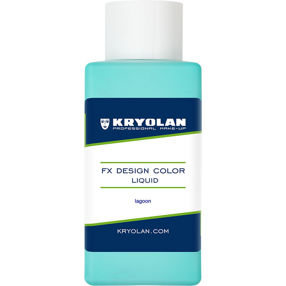 KRYOLAN FX Design Color Liquid lagoon – Profi SFX Flüssigfarbe, 50ml