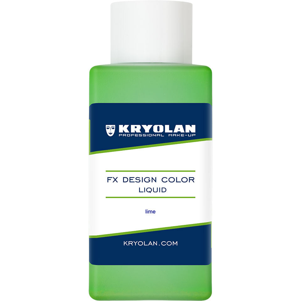 KRYOLAN FX Design Color Liquid lime – Profi SFX Flüssigfarbe, 50ml