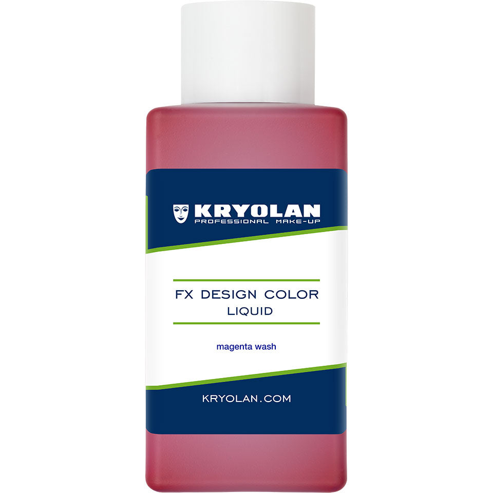 KRYOLAN FX Design Color Liquid magenta wash – Profi SFX Flüssigfarbe, 50ml