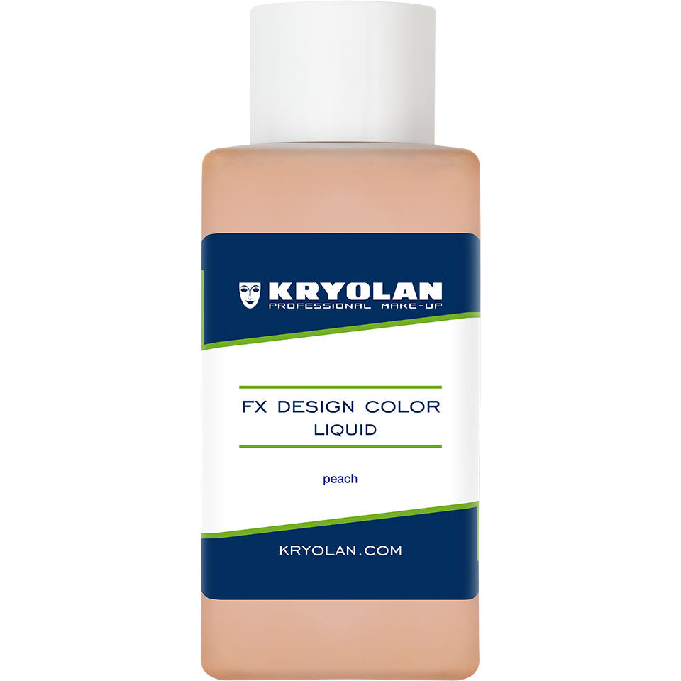 KRYOLAN FX Design Color Liquid peach – Profi SFX Flüssigfarbe, 50ml