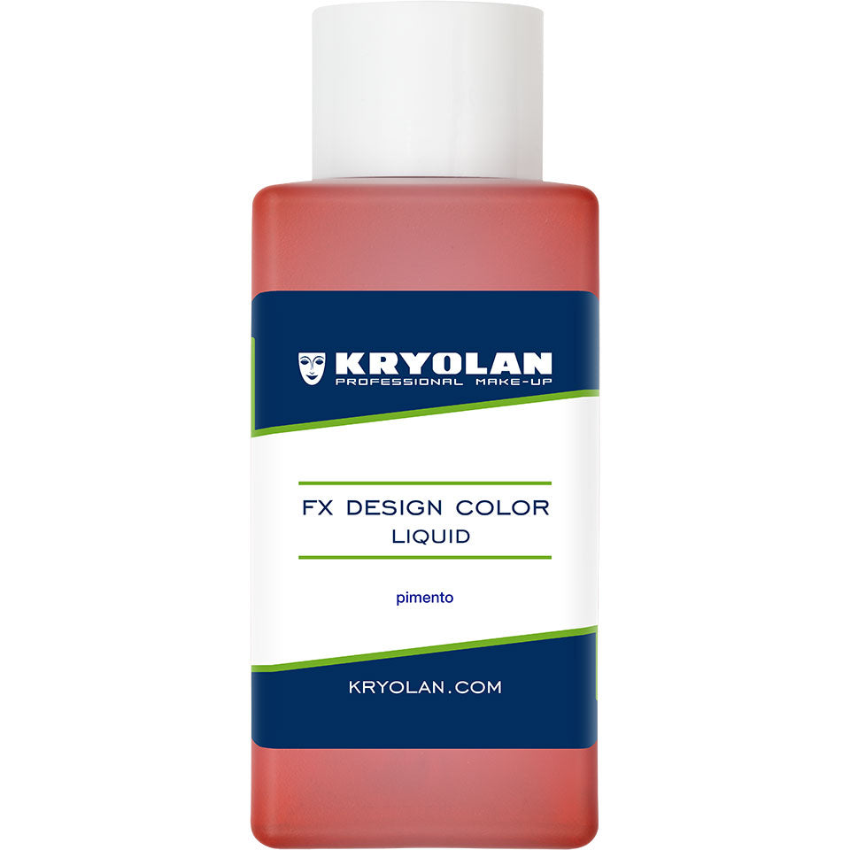 KRYOLAN FX Design Color Liquid pimento – Profi SFX Flüssigfarbe, 50ml