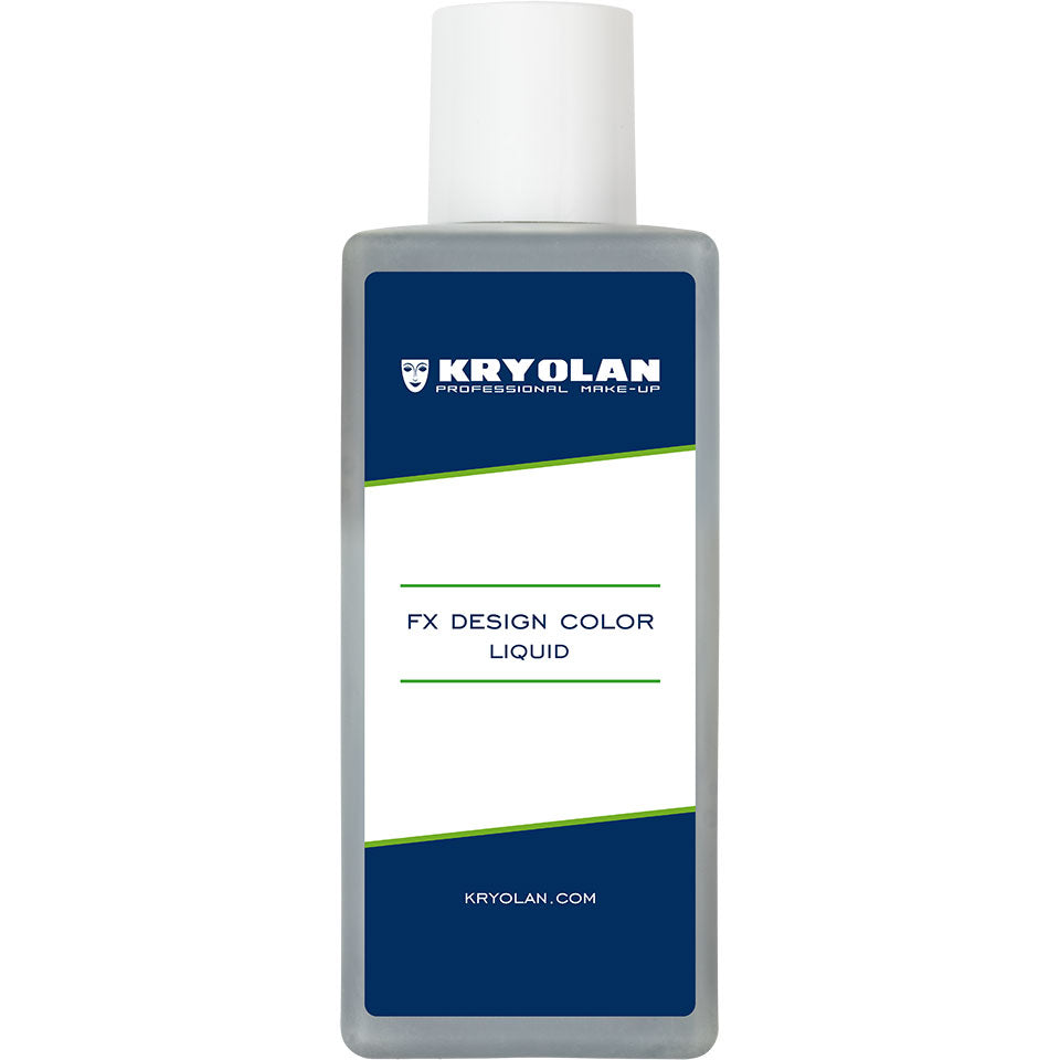 KRYOLAN FX Design Color Liquid steel – Profi SFX Flüssigfarbe, 200ml