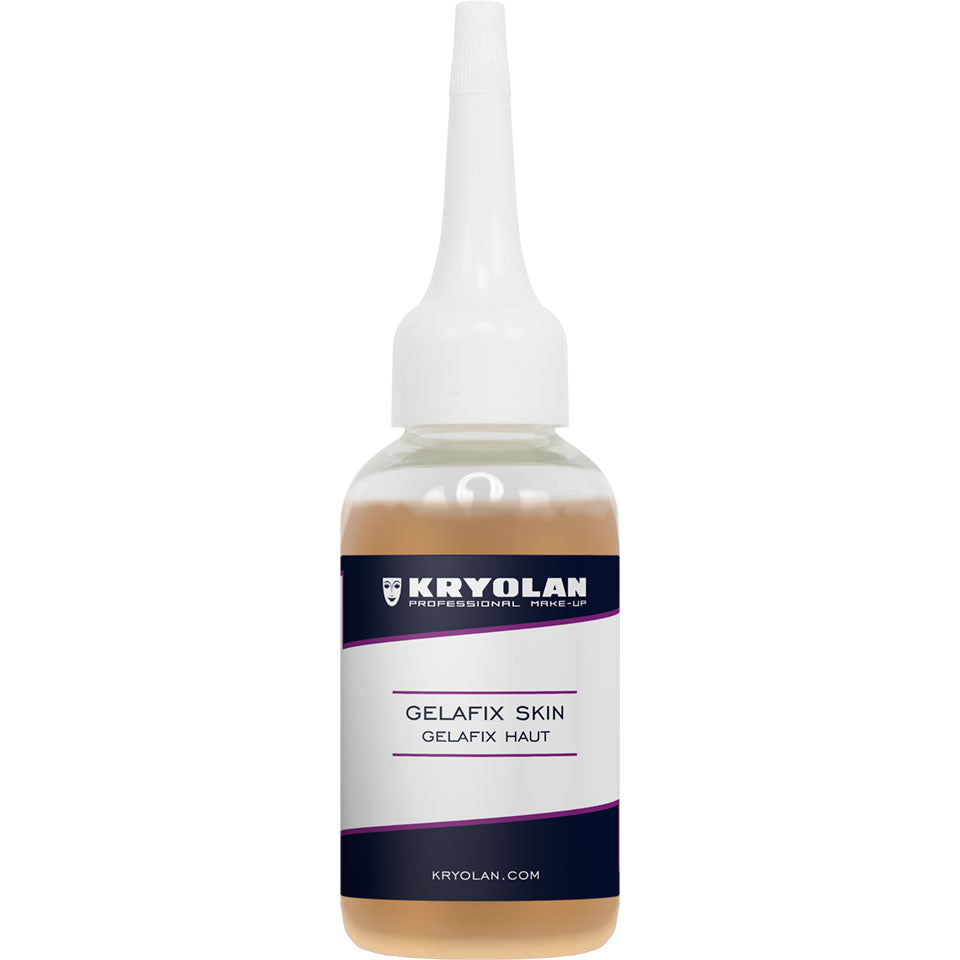 KRYOLAN Gelafix Haut dark skin tone – Gelatine für SFX & Brandverletzungen, 60g, Flasche