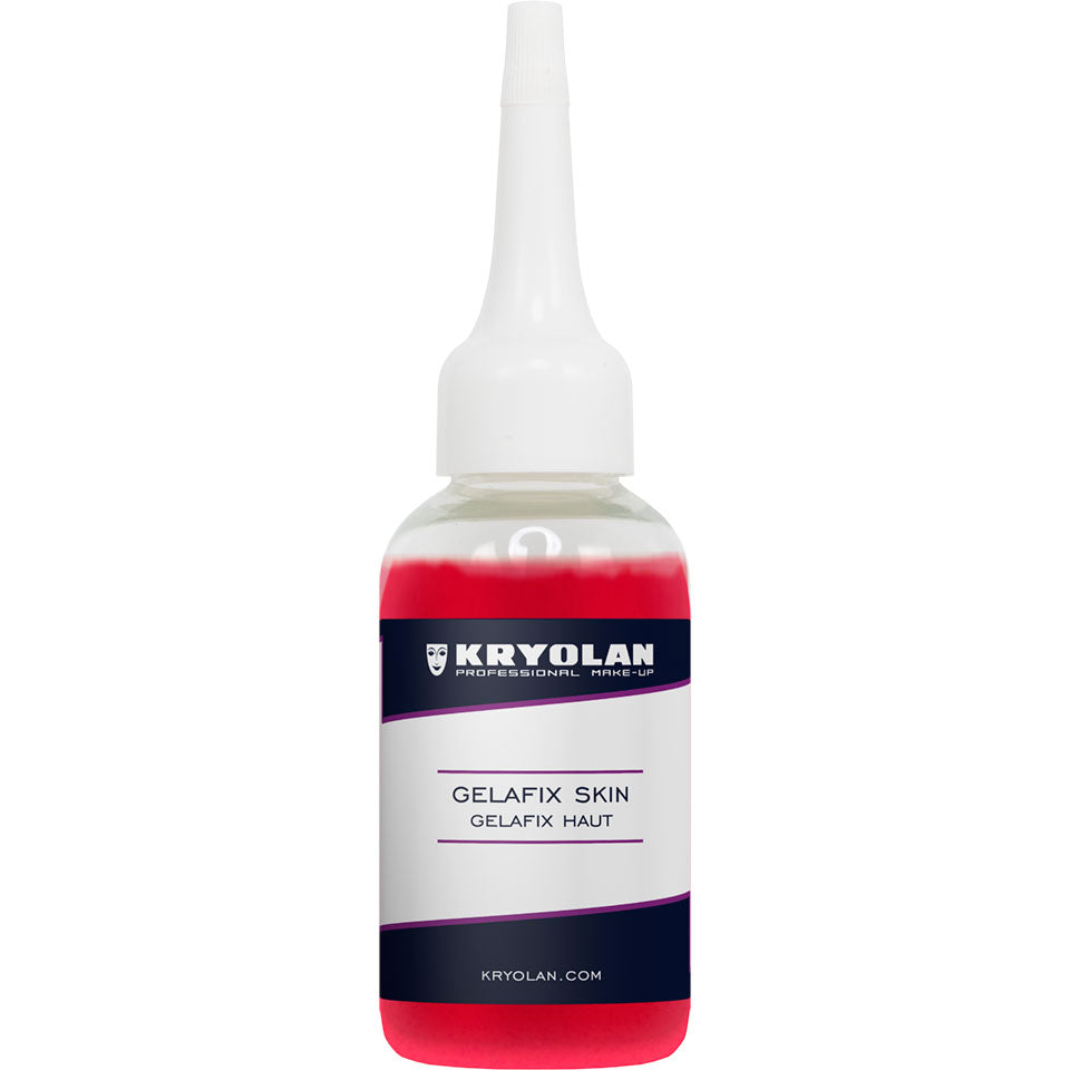 KRYOLAN Gelafix Haut red – Gelatine für SFX & Brandverletzungen, 60g, Flasche