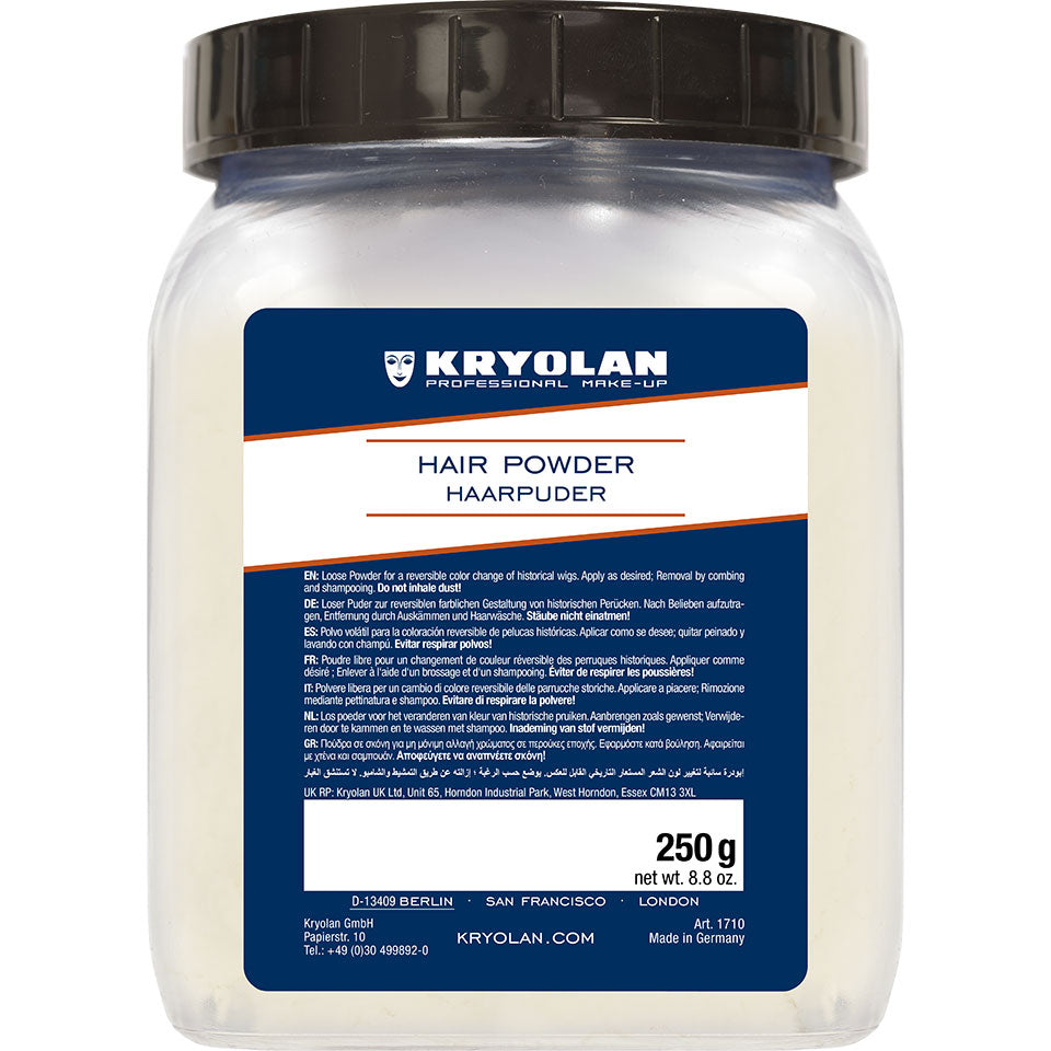 KRYOLAN Haarpuder chamois – Pastellfarben für Haare und Perücken, 250g, Dose