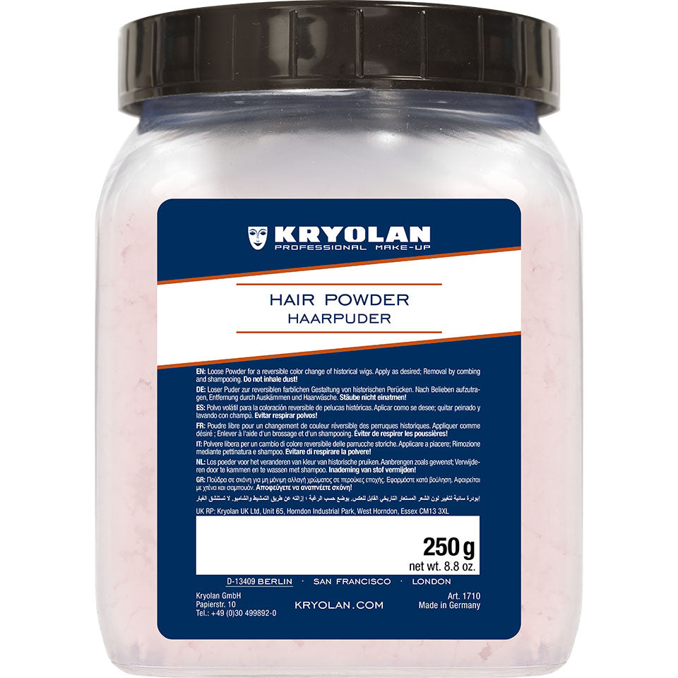 KRYOLAN Haarpuder pompadour – Pastellfarben für Haare und Perücken, 250g, Dose
