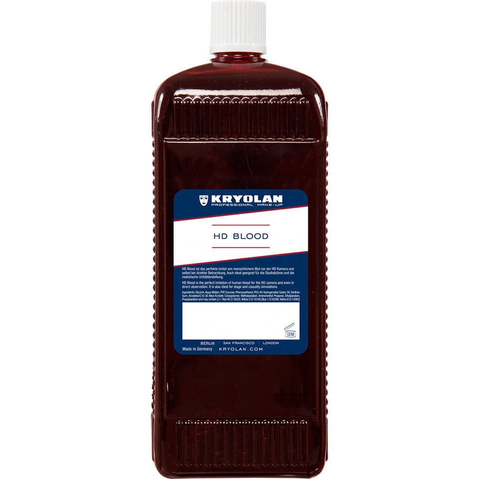 KRYOLAN HD Blood light – Kunstblut für hochauflösende Kameras, 1000ml
