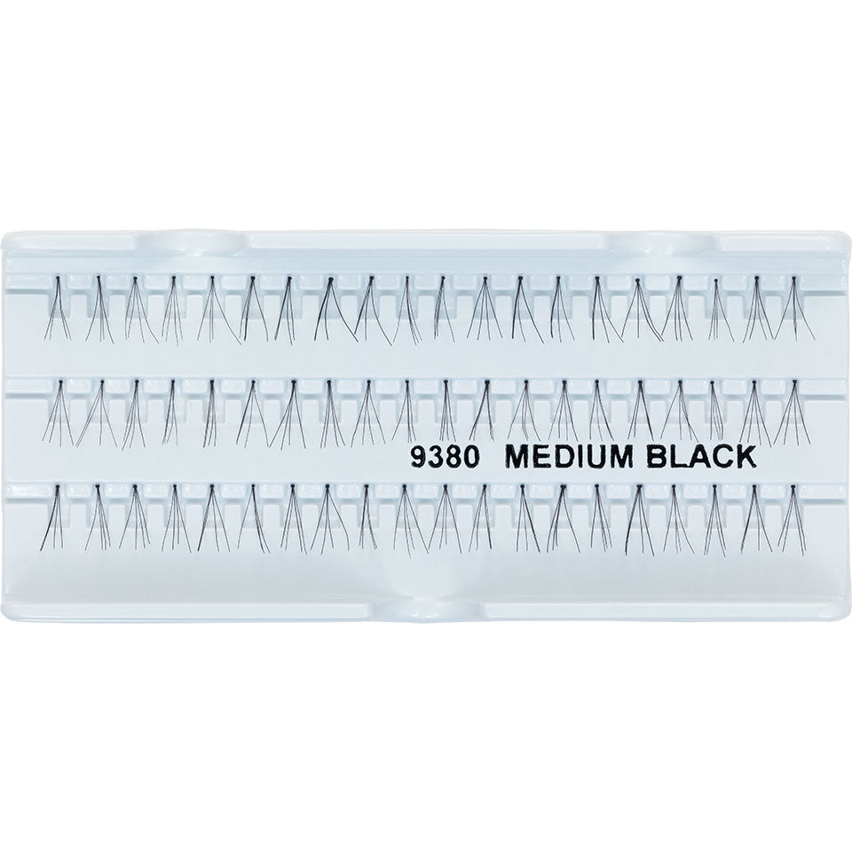 KRYOLAN Individual Lashes medium schwarz – Fächer, -, Verpackung