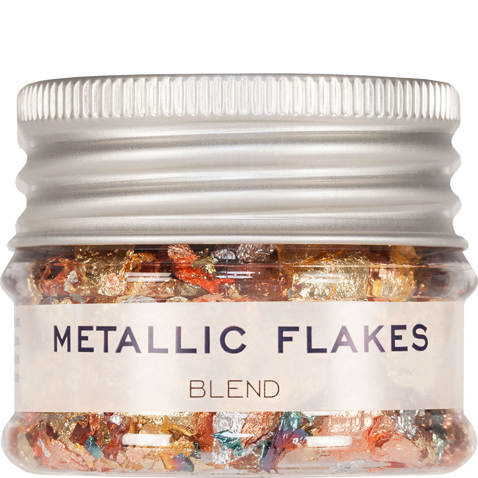 KRYOLAN Metallic Flakes blend – für glänzende Metallic-Effekte, 1g