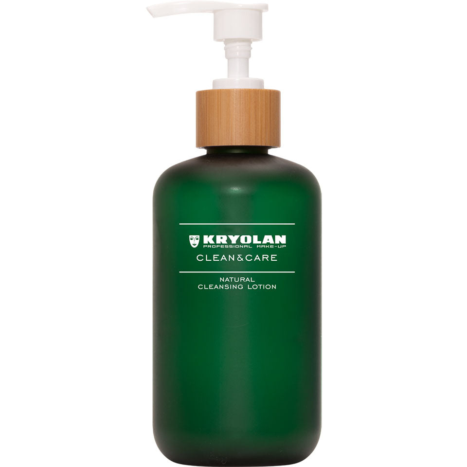 KRYOLAN Natural Cleansing Lotion – Sanfte, nicht-fettende Reinigung mit Jojoba- & Macadamiaöl, 250ml, Pumpspender