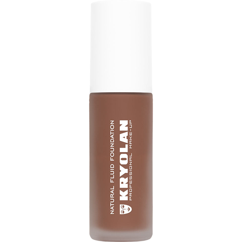 KRYOLAN Natural Fluid Foundation NN8 – Satin Finish Make-up, 30ml, Pumpspender