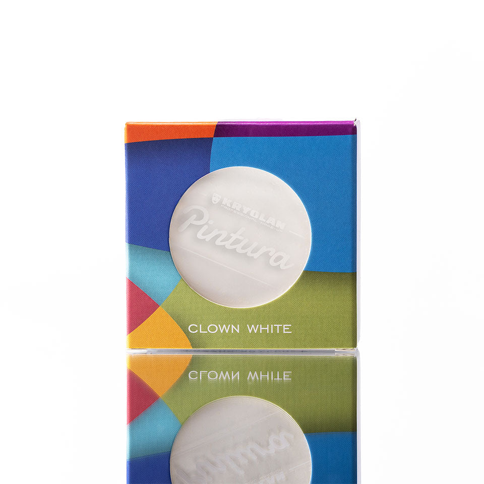 KRYOLAN Pintura Clown Weiß – kindgerechte Fettschminke, 20g, Dose in Umkarton
