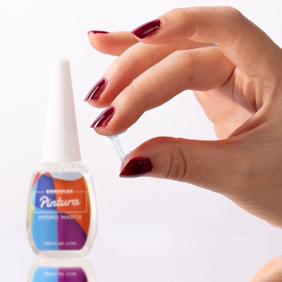 KRYOLAN Pintura Hydro Mastix – wasserlöslicher Hautkleber, 12ml, Klebewirkung an Fingerspitzen