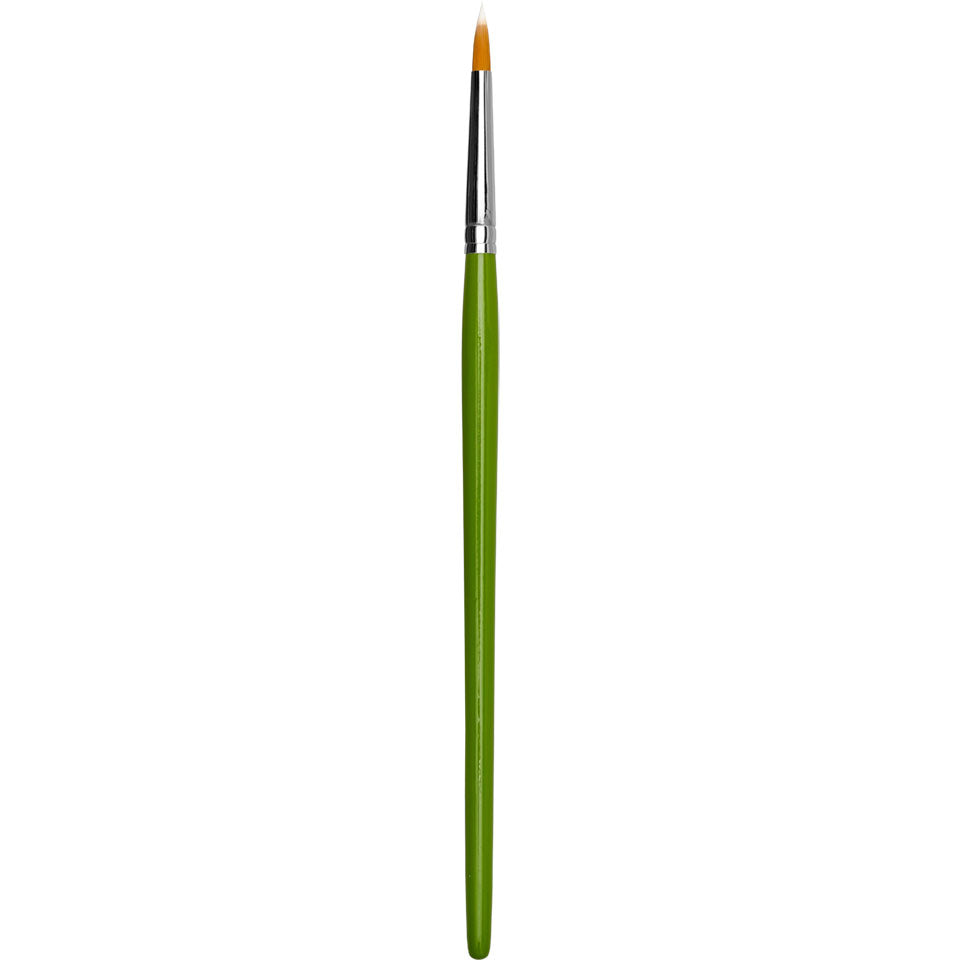 KRYOLAN PINTURA Pinsel - rund, spitz - green – Kunsthaar, 1stück