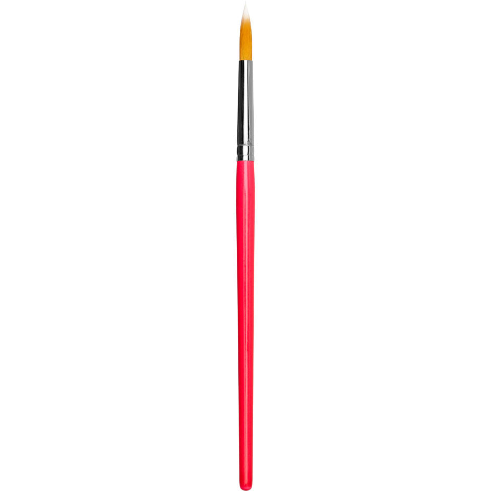 KRYOLAN PINTURA Pinsel - rund, spitz - pink – Kunsthaar, 1stück