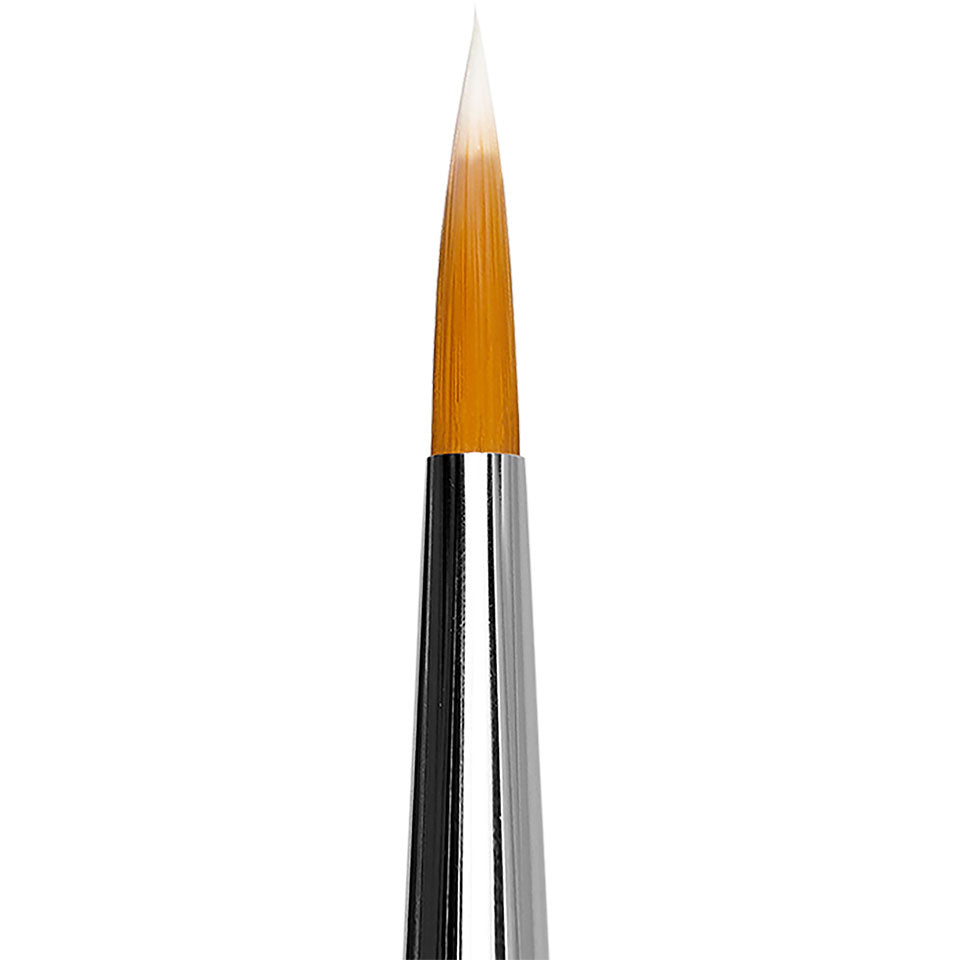 KRYOLAN PINTURA Pinsel - rund, spitz - yellow – Kunsthaar, 1stück, Detailansicht