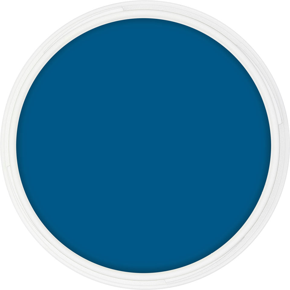 KRYOLAN PINTURA Water Color blue – Kompaktschminke für Facepainting, 25ml, Dose offen