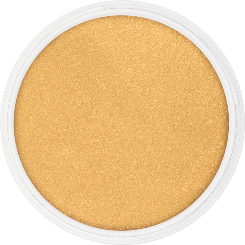 KRYOLAN PINTURA Water Color gold – Kompaktschminke für Facepainting, 25ml, Dose offen