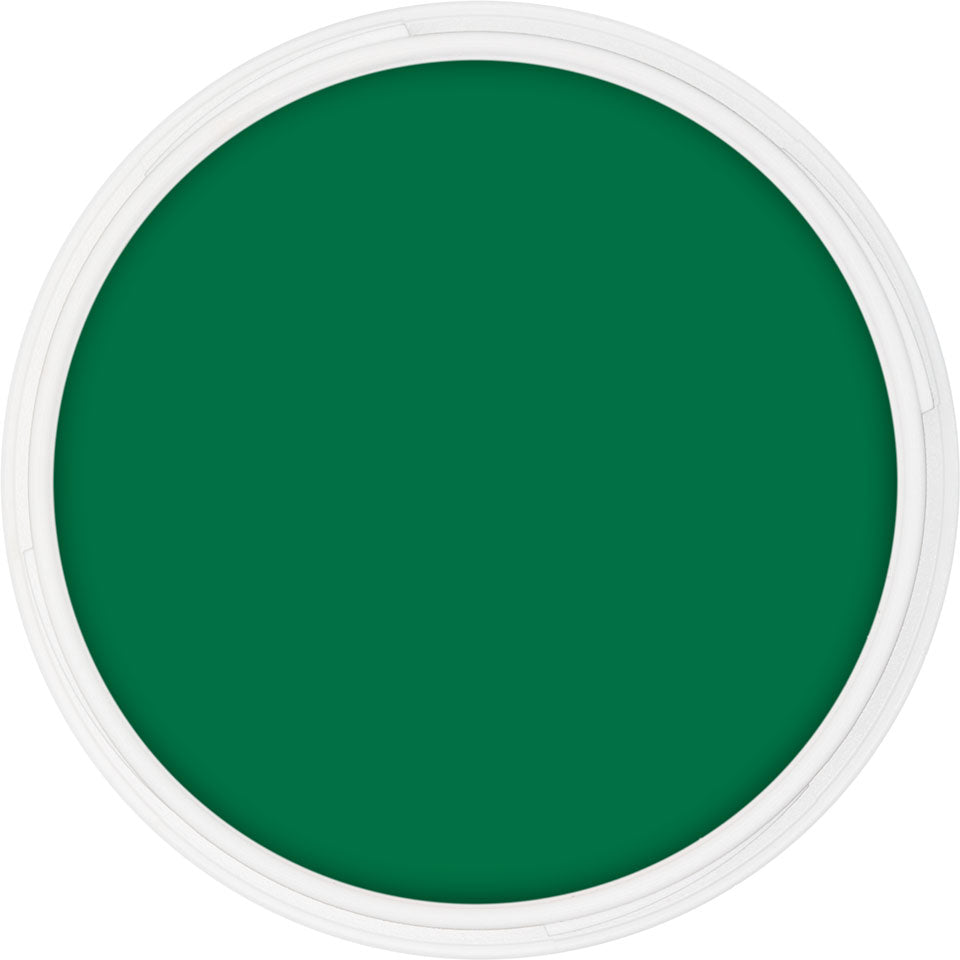 KRYOLAN PINTURA Water Color green – Kompaktschminke für Facepainting, 25ml, Dose offen