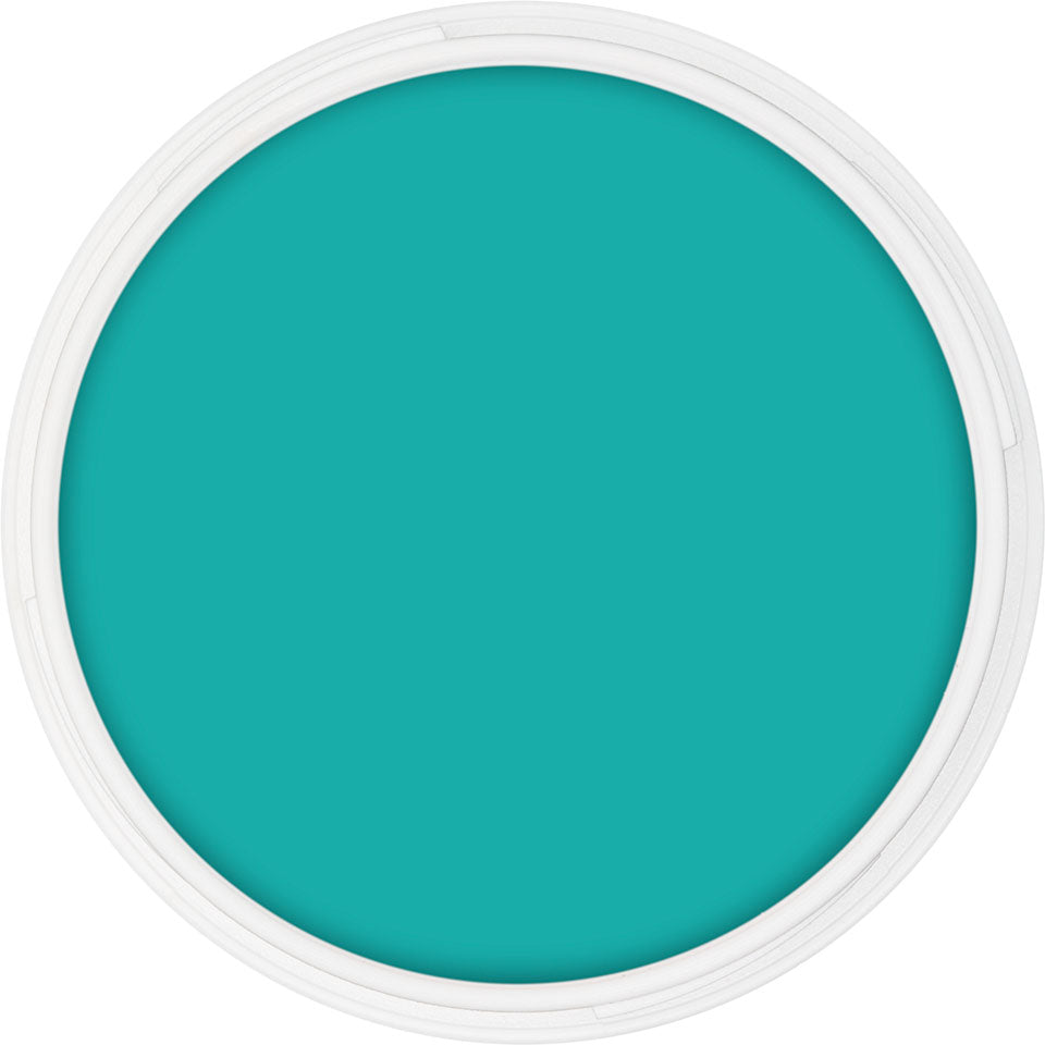 KRYOLAN PINTURA Water Color ocean blue – Kompaktschminke für Facepainting, 25ml, Dose offen