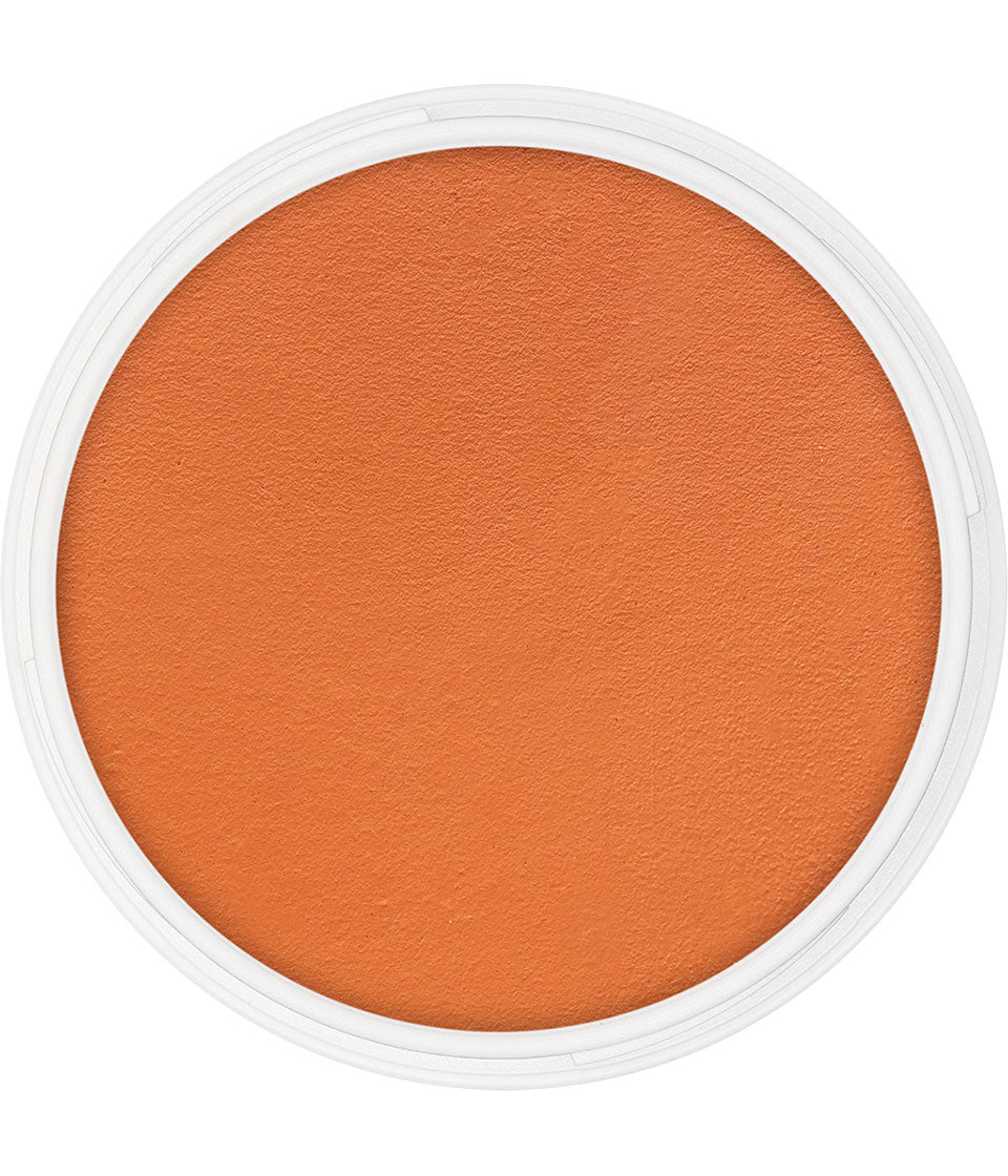 KRYOLAN PINTURA Water Color tangerine – Kompaktschminke für Facepainting, 25ml, Dose offen