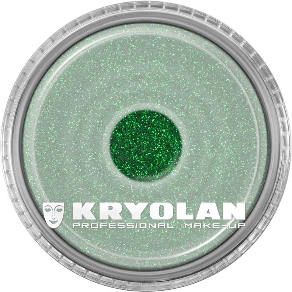 KRYOLAN Polyester Glimmer - fein, 4g, Farbe light green