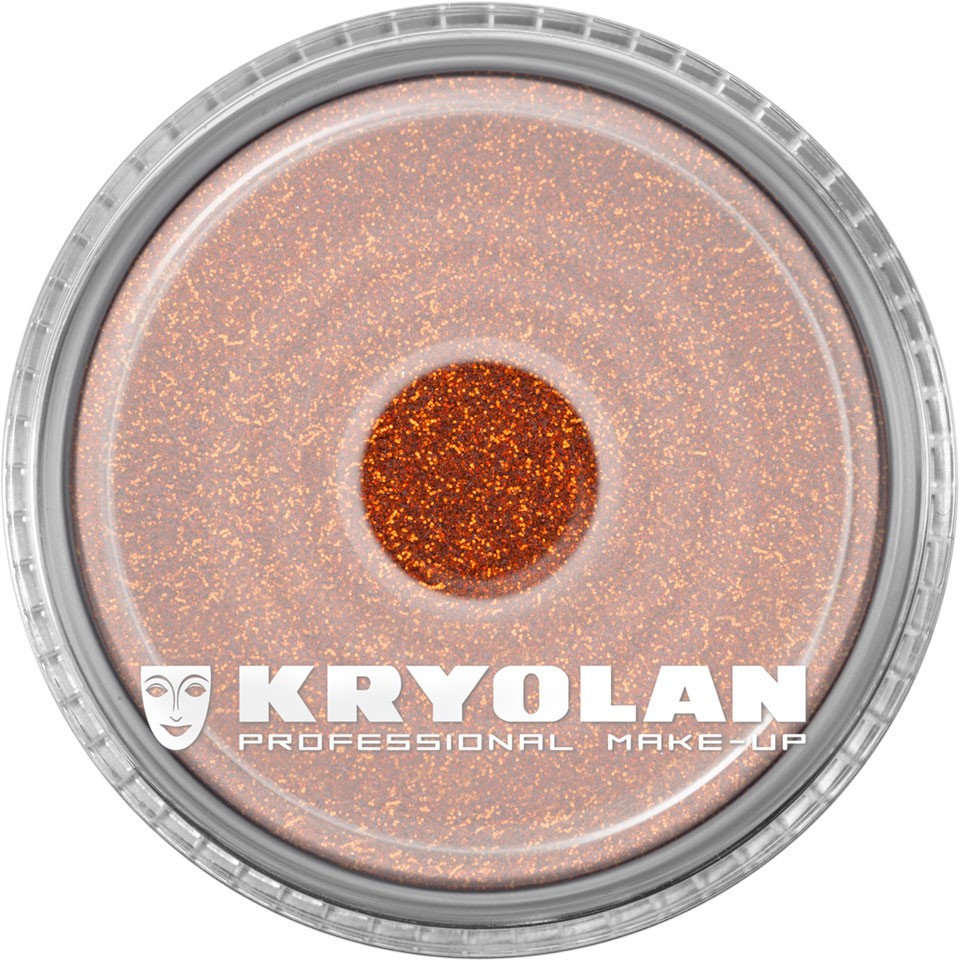 KRYOLAN Polyester Glimmer - fein, 4g, Farbe orange