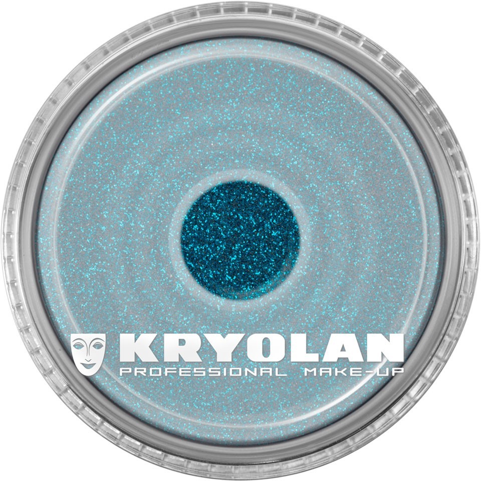 KRYOLAN Polyester Glimmer - fein, 4g, Farbe petrol