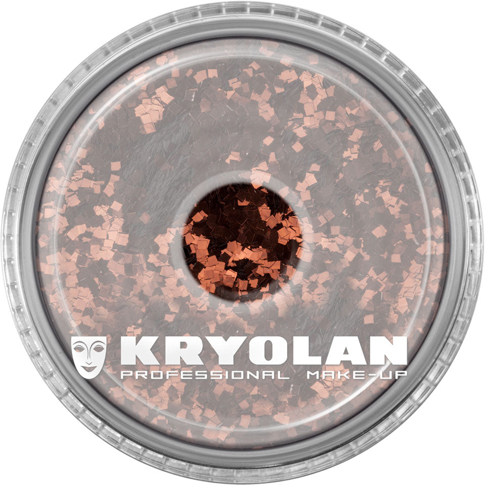 KRYOLAN Polyester Glimmer - grob, 4g, bronze