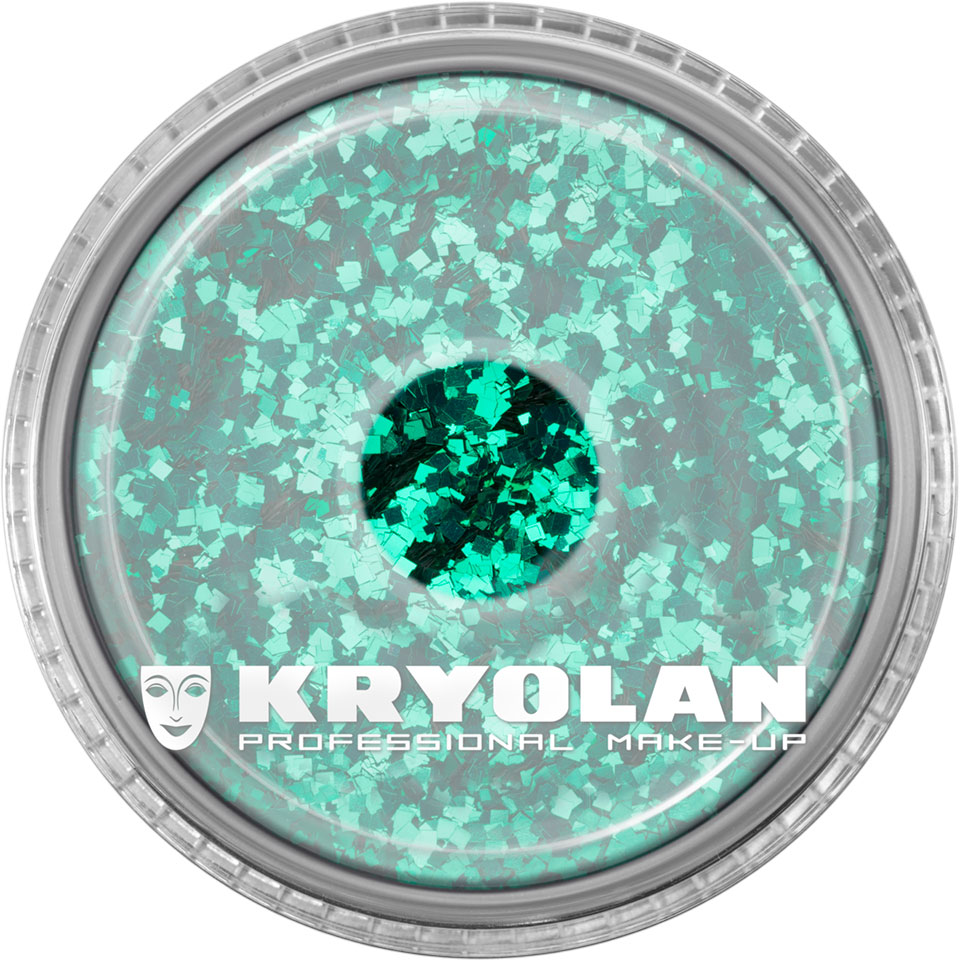 KRYOLAN Polyester Glimmer - grob, 4g, emerald green