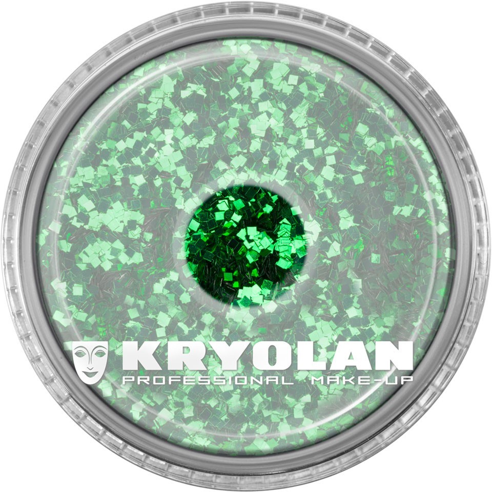 KRYOLAN Polyester Glimmer - grob, 4g, light green