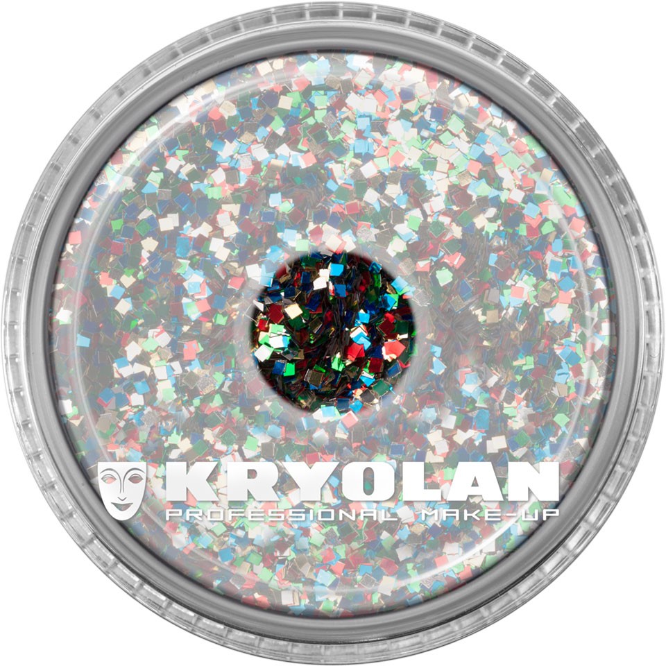 KRYOLAN Polyester Glimmer - grob, 4g, multicolor