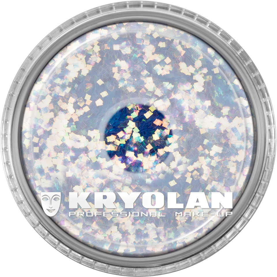 KRYOLAN Polyester Glimmer - grob, 4g, pastel blue