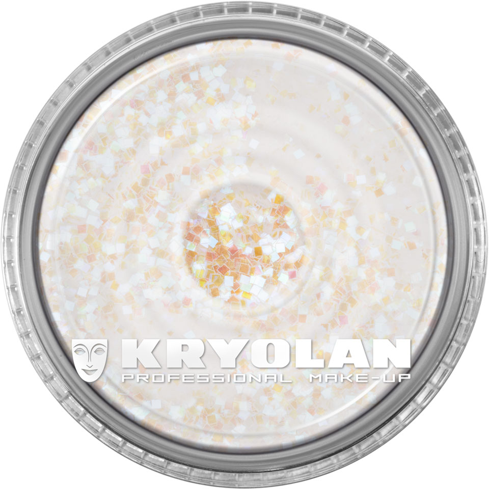 KRYOLAN Polyester Glimmer - grob, 4g, pearl blue
