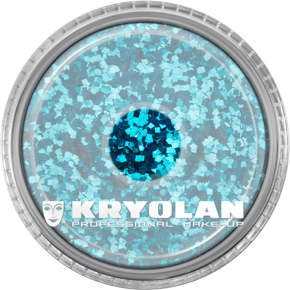 KRYOLAN Polyester Glimmer - grob, 4g, petrol